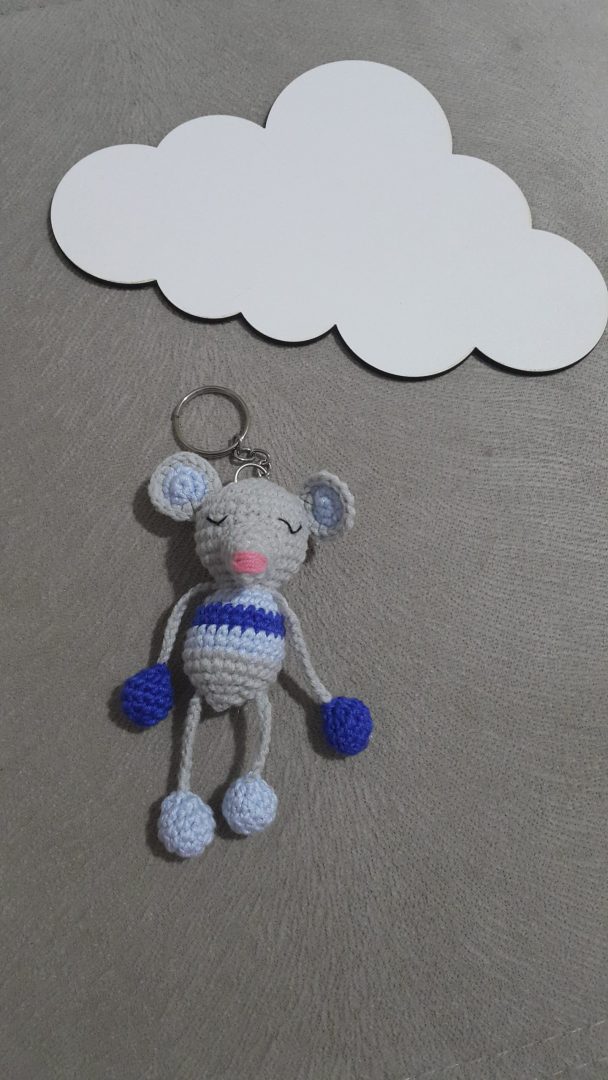 Amigurumi Fare Çırpı Bacak Anahtarlık Yapımı