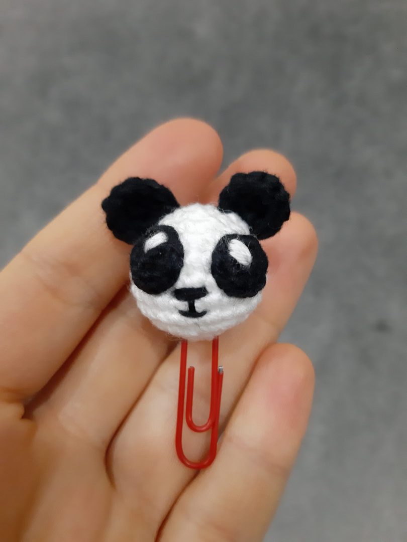 Amigurumi Sevimli Panda Ataş Yapımı