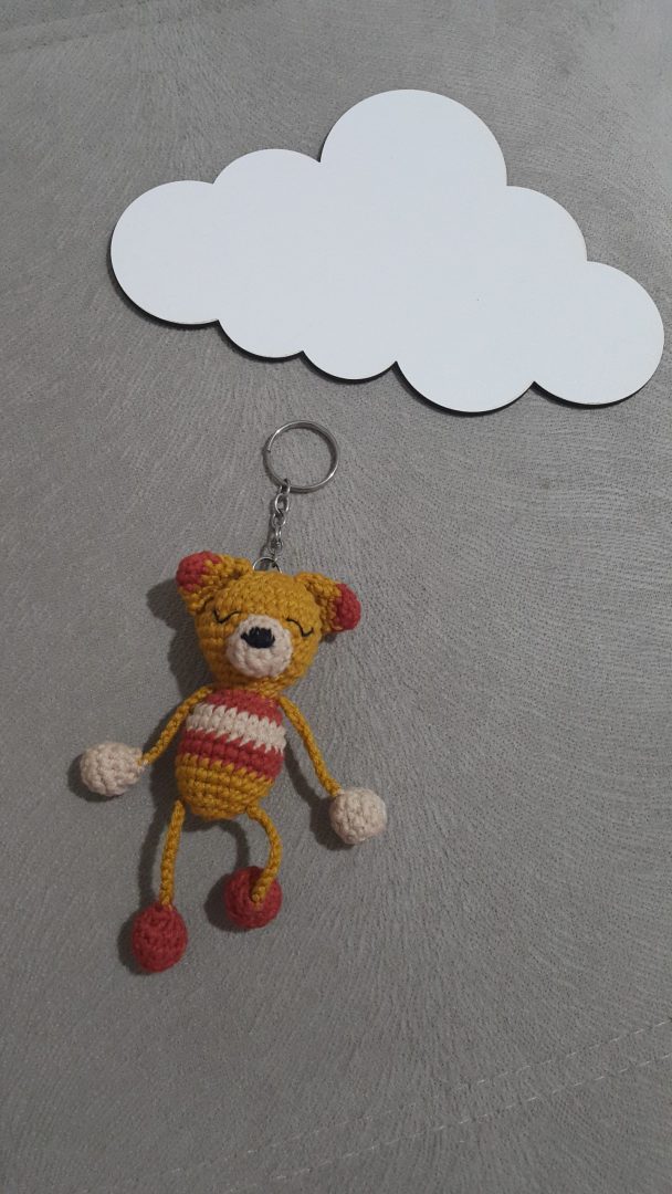 Amigurumi Tilki Çırpı Bacak Anahtarlık Yapımı