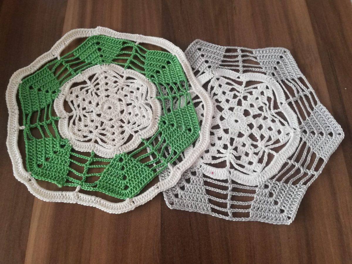 Büyük Beşgen Vitrin Danteli Yapımı