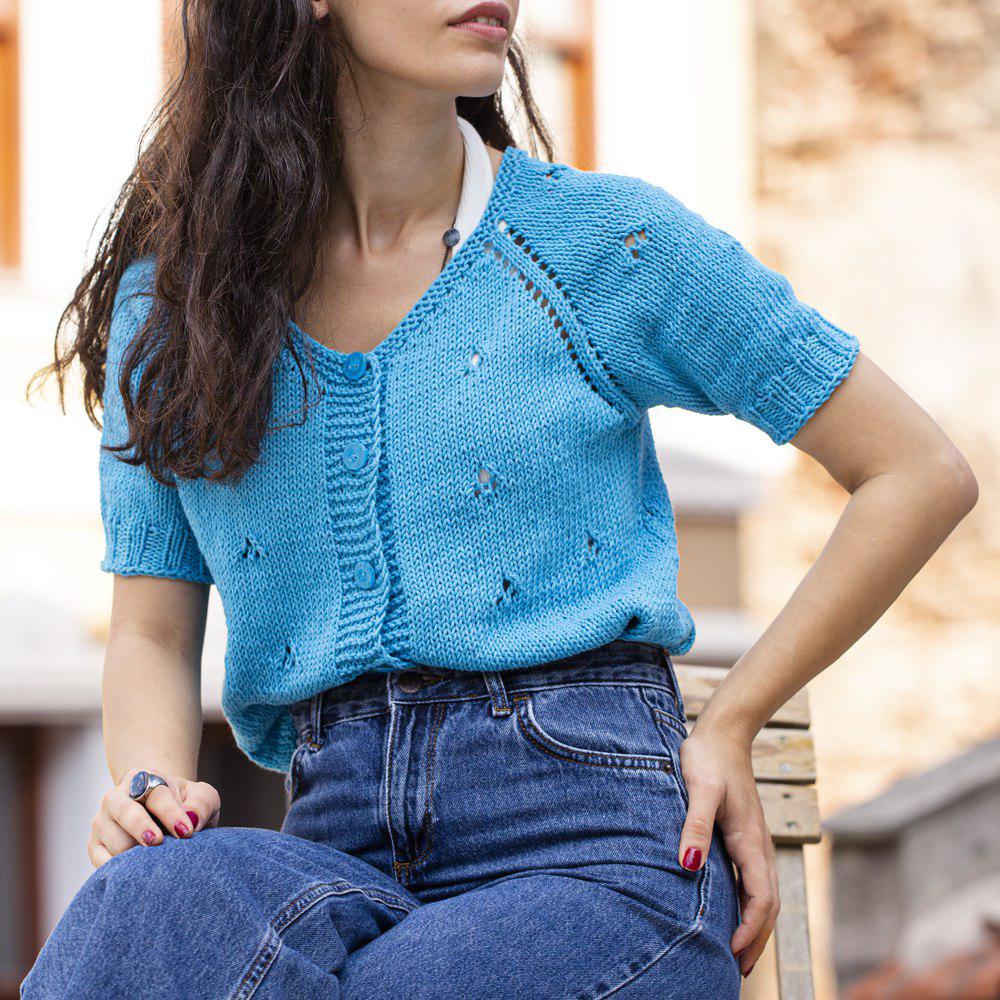 Kısa Kollu Hırka Yapımı