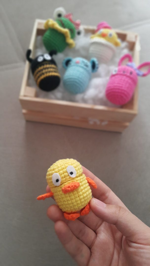 Ördek Figürlü Sürpriz Yumurta Kutusu Süsleme Yapımı