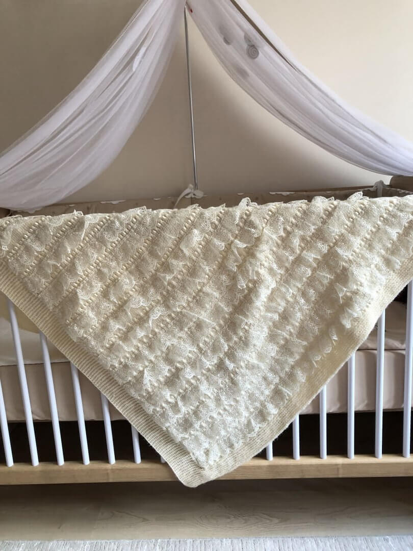 Tüllü Bebek Battaniyesi Yapımı